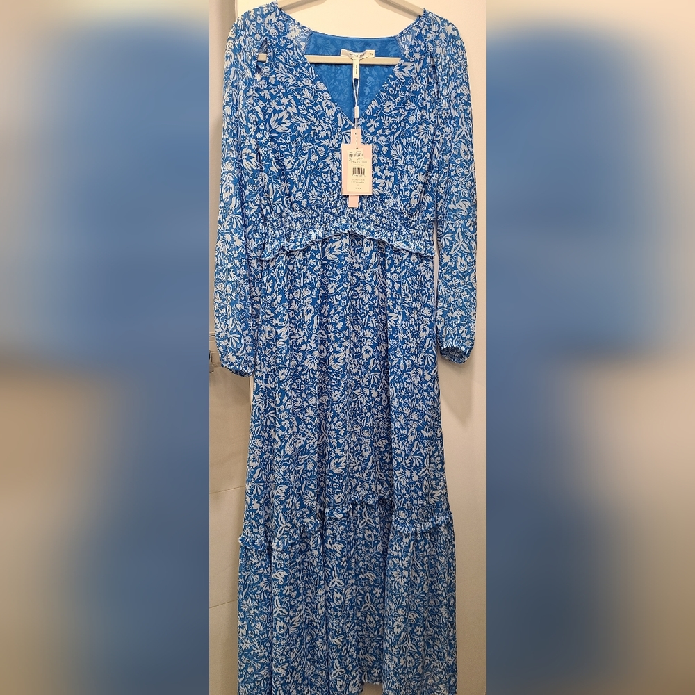 Avec Les Filles Long Sleeve Dress